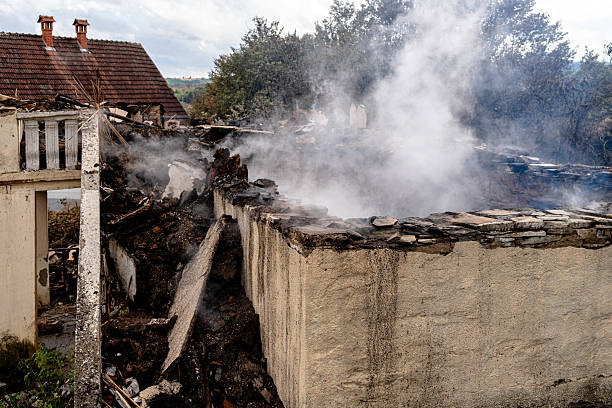 Professional Emergency Fire Cleanup technician working in Le Center, MN
